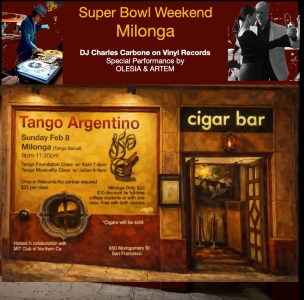 Tango Argentino: Lessons & Social Dancing - Sunday, February 8, 2026